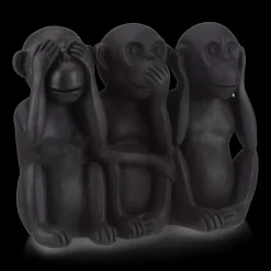 Three Wise Monkeys Resin Statuettes