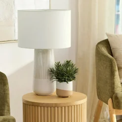 2-Tone Ceramic Table Lamp