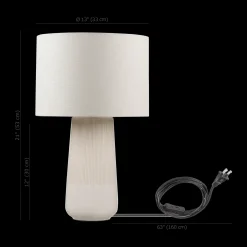 2-Tone Ceramic Table Lamp