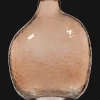 Uneven Pink Glass Vase