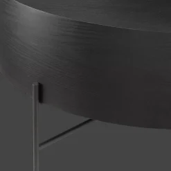 Veneer and Metal Coffee Table