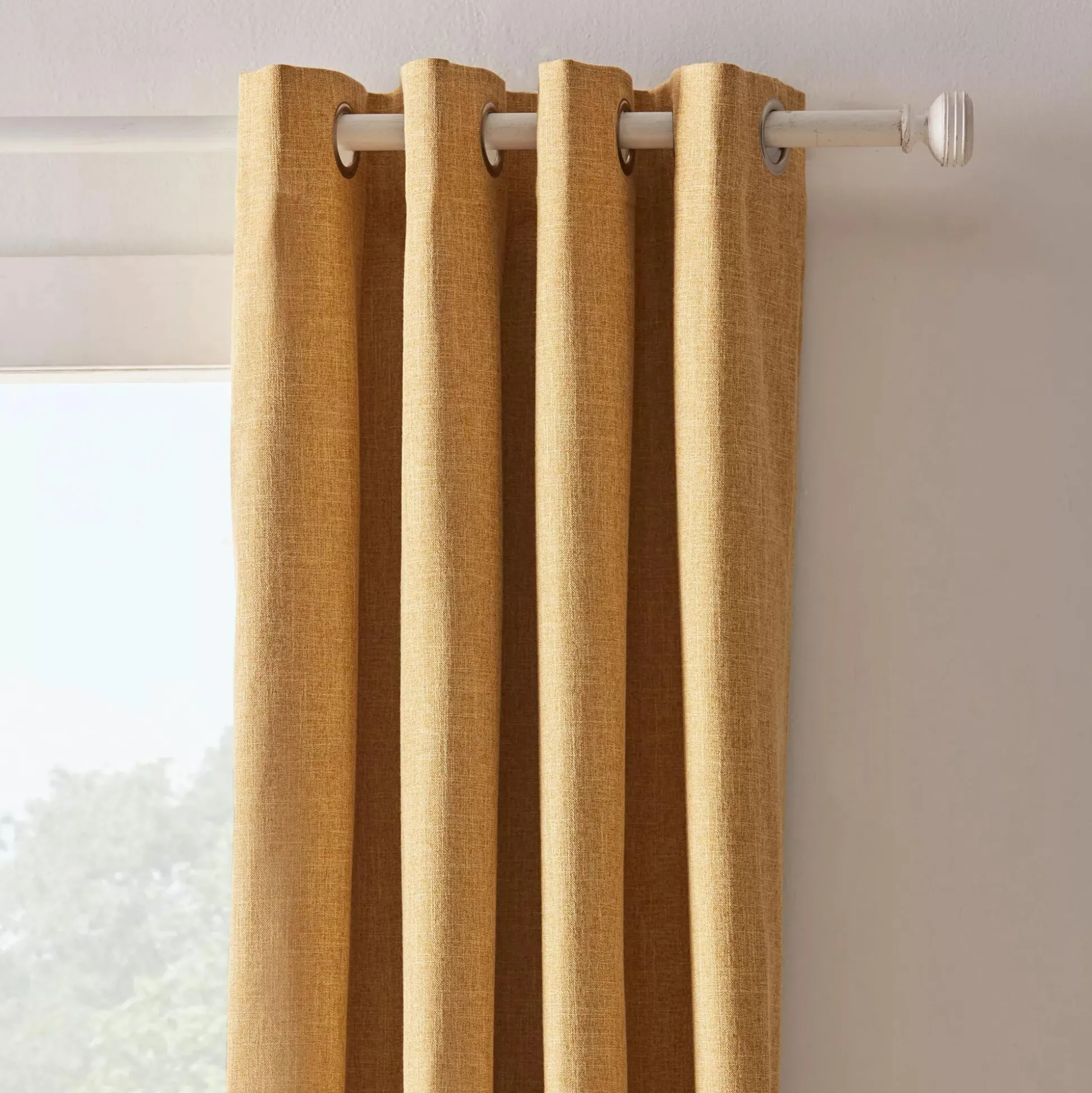 Vintage Finish Curtain Rod Set - Diameter 25/28 mm