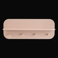 Wall Shelf with Hooks