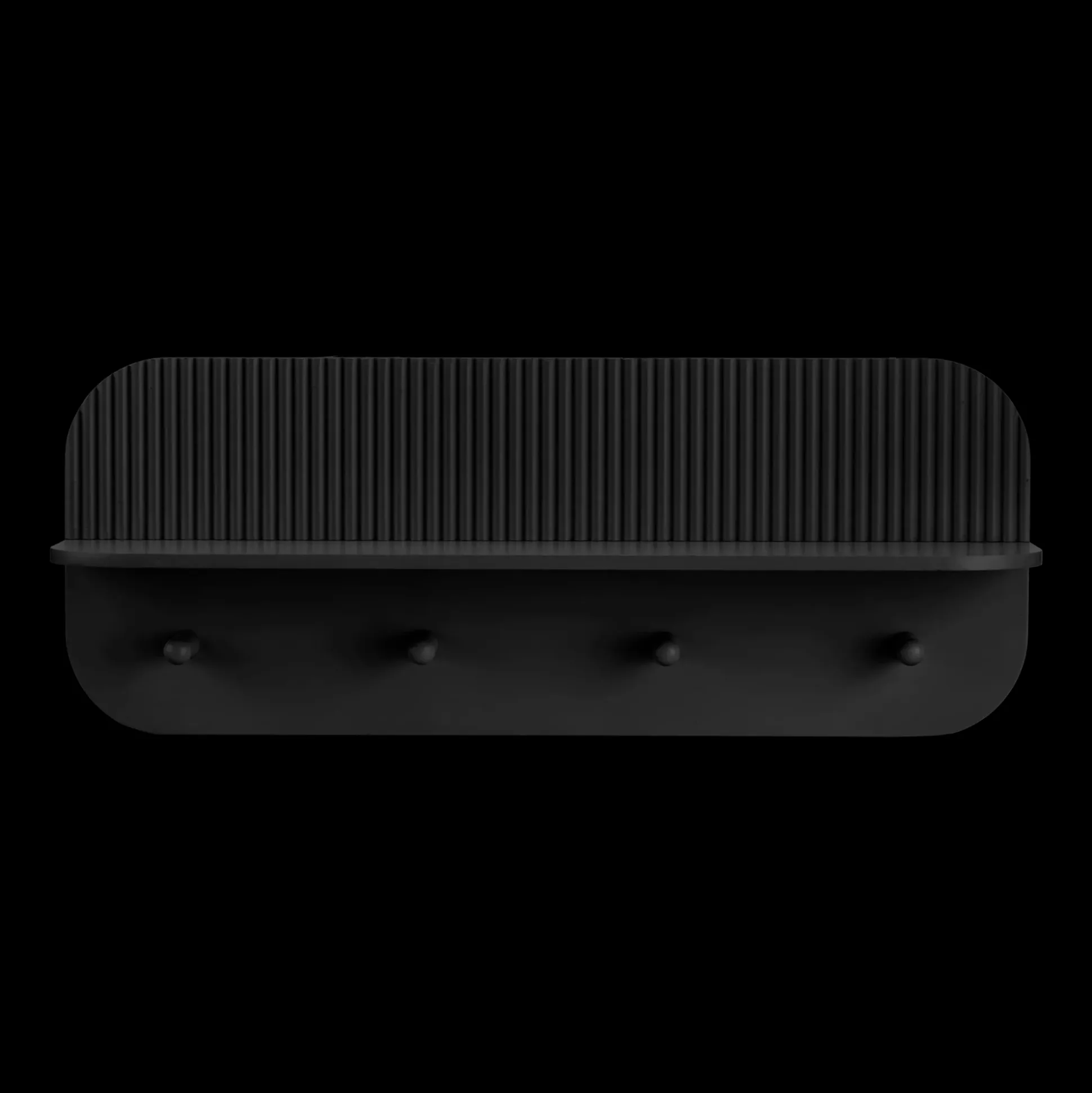 Wall Shelf with Hooks