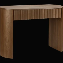 Walnut Console with Drawer