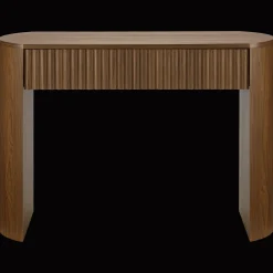Walnut Console with Drawer