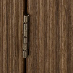 Walnut Side Table with Hidden Storage