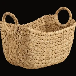 Water Hyacinth Basket with Handles