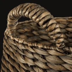 Water Hyacinth Brown Basket