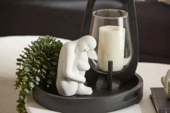 Waterfall Eucalyptus in Black Pot