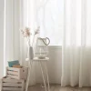 White Aroona Sheer Curtain