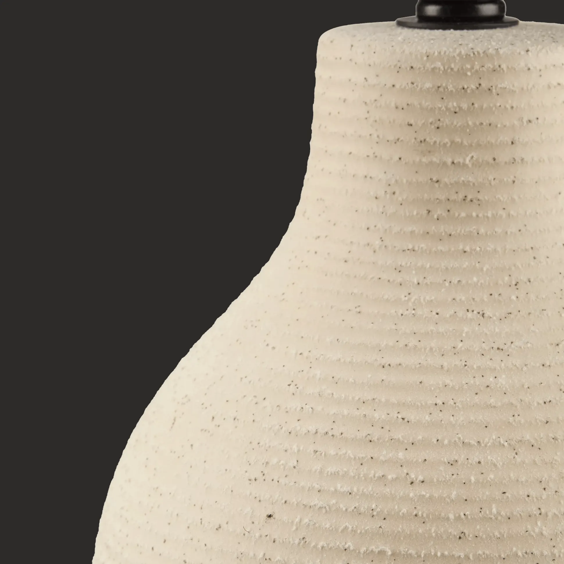 White Ceramic Lamp Base