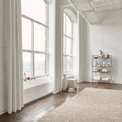 White Darja Blackout Curtain