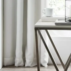 White Darja Blackout Curtain