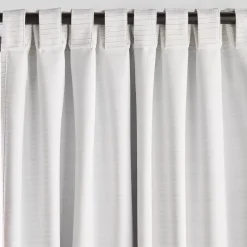 White Dayni Blackout Back-Tab Curtain