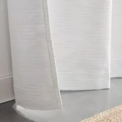 White Dayni Blackout Back-Tab Curtain