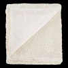 White Doodle Boucle Throw