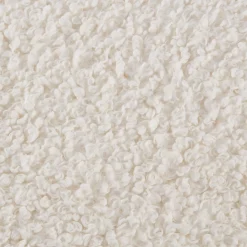 White Doodle Boucle Throw