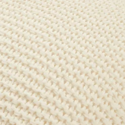 White Erna Decorative Pillow with Tassels