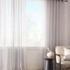 White Kacha Sheer Curtain