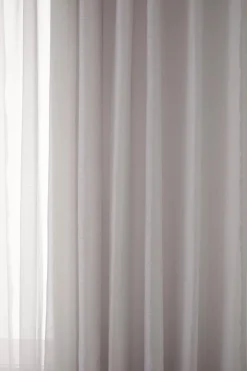 White Kacha Sheer Curtain