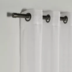 White Kacha Sheer Curtain