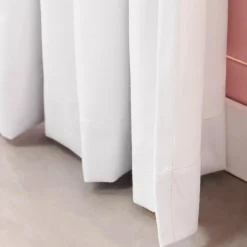 White Kimia Blackout Curtain