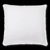 White Kristia Decorative Waffle Pillow
