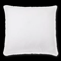 White Kristia Decorative Waffle Pillow