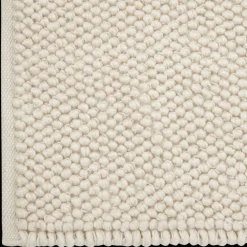 White Landric Polyester Rug