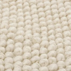 White Landric Polyester Rug