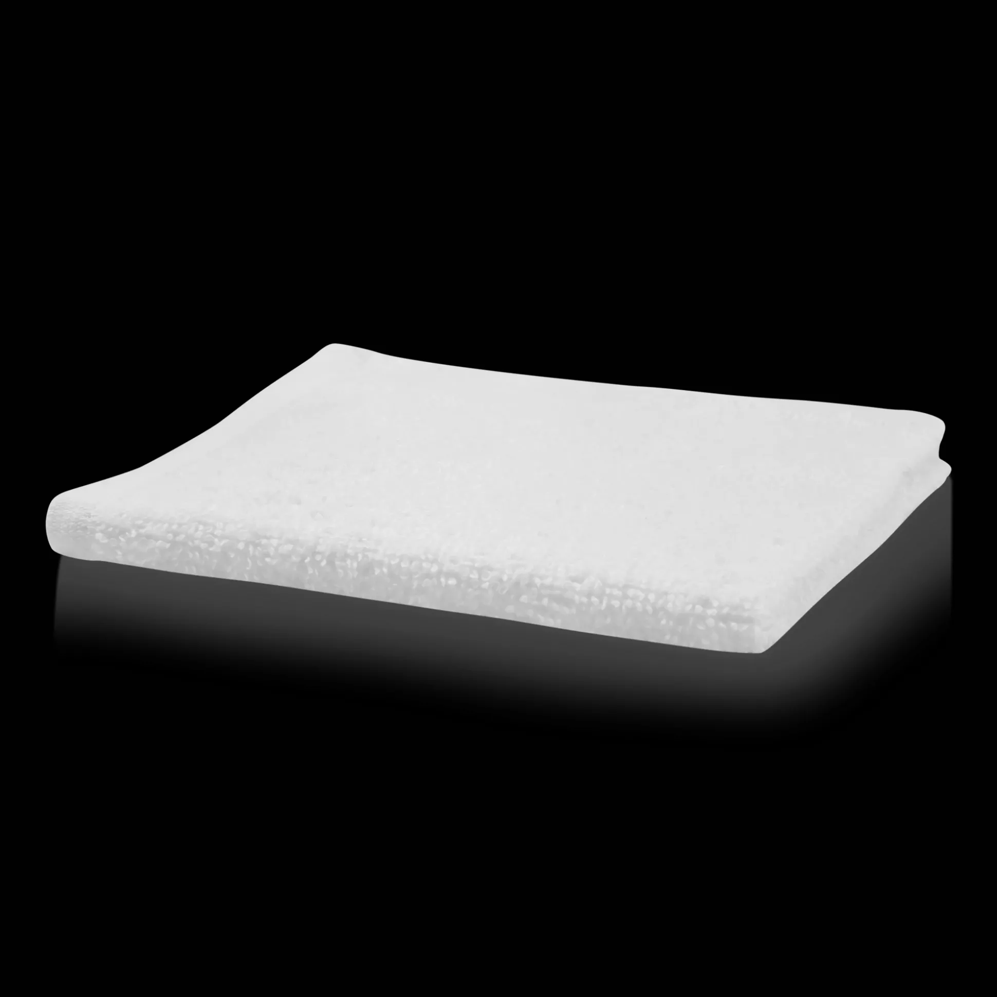 White Set of 6 Large Washcloths