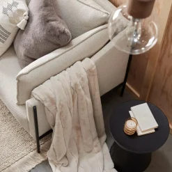 White Sheep Faux Fur Throw
