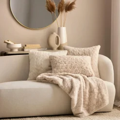 White Sheep Faux Fur Throw