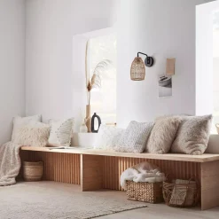 White Sheep Faux Fur Throw