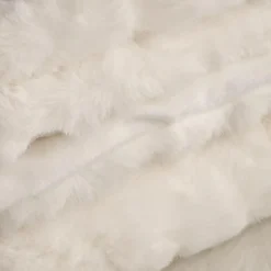 White Sheep Faux Fur Throw