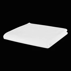 White Textured Bath Towel