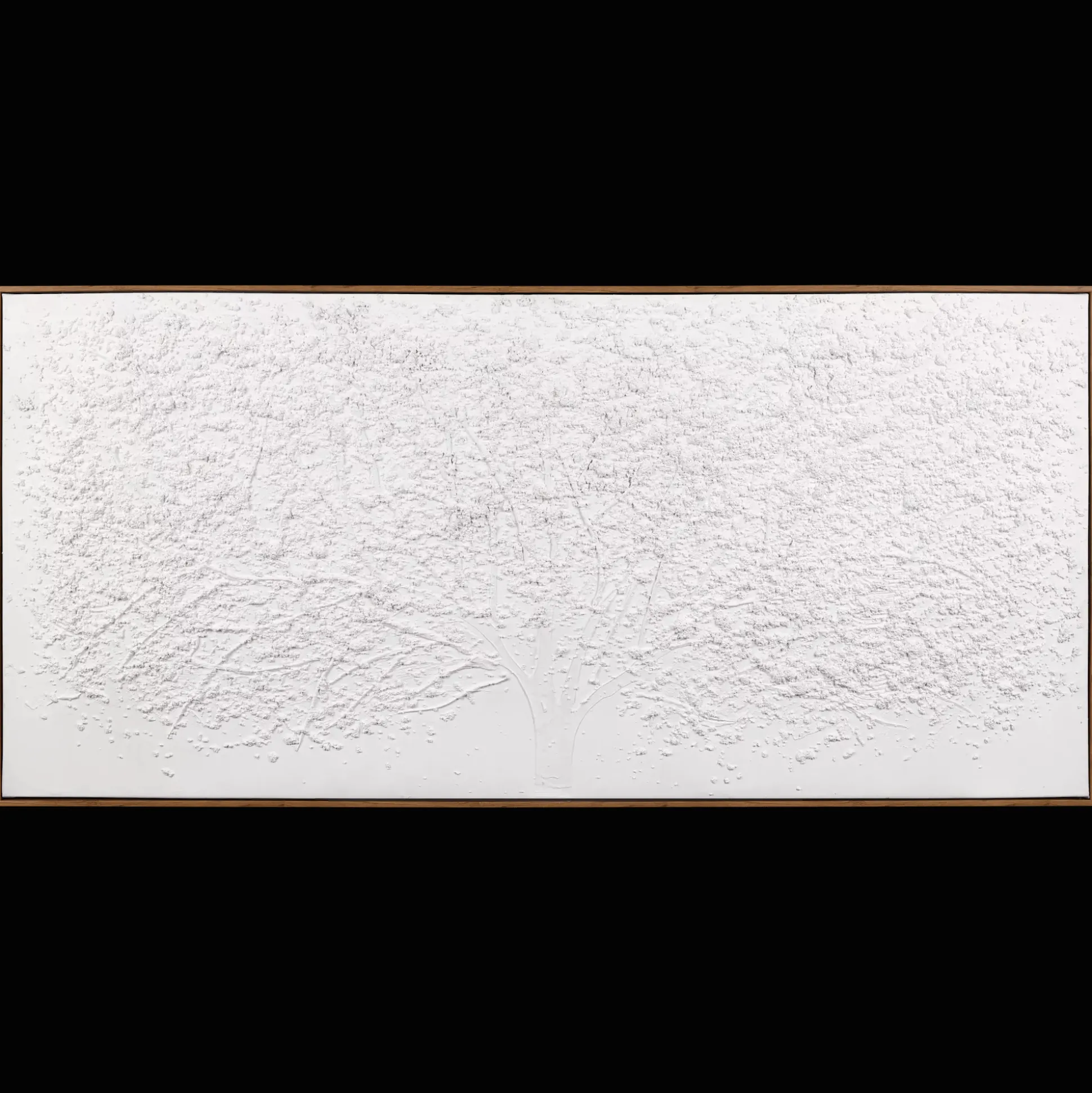 White Tree Oil Painted Framed Art