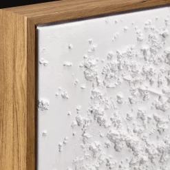 White Tree Oil Painted Framed Art