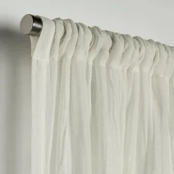 White Wavy Sheer Curtain
