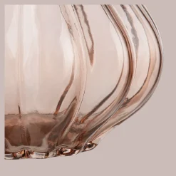 Wide Ribbed Vase