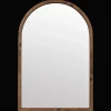 Wood Frame Arch Mirror