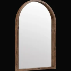 Wood Frame Arch Mirror