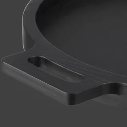 Wood Round Tray with Handles