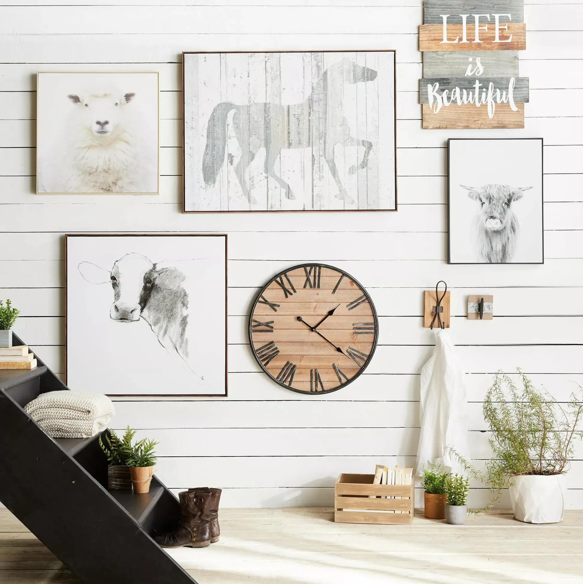 Wooden Wall Clock